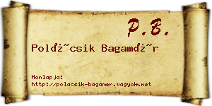 Polácsik Bagamér névjegykártya